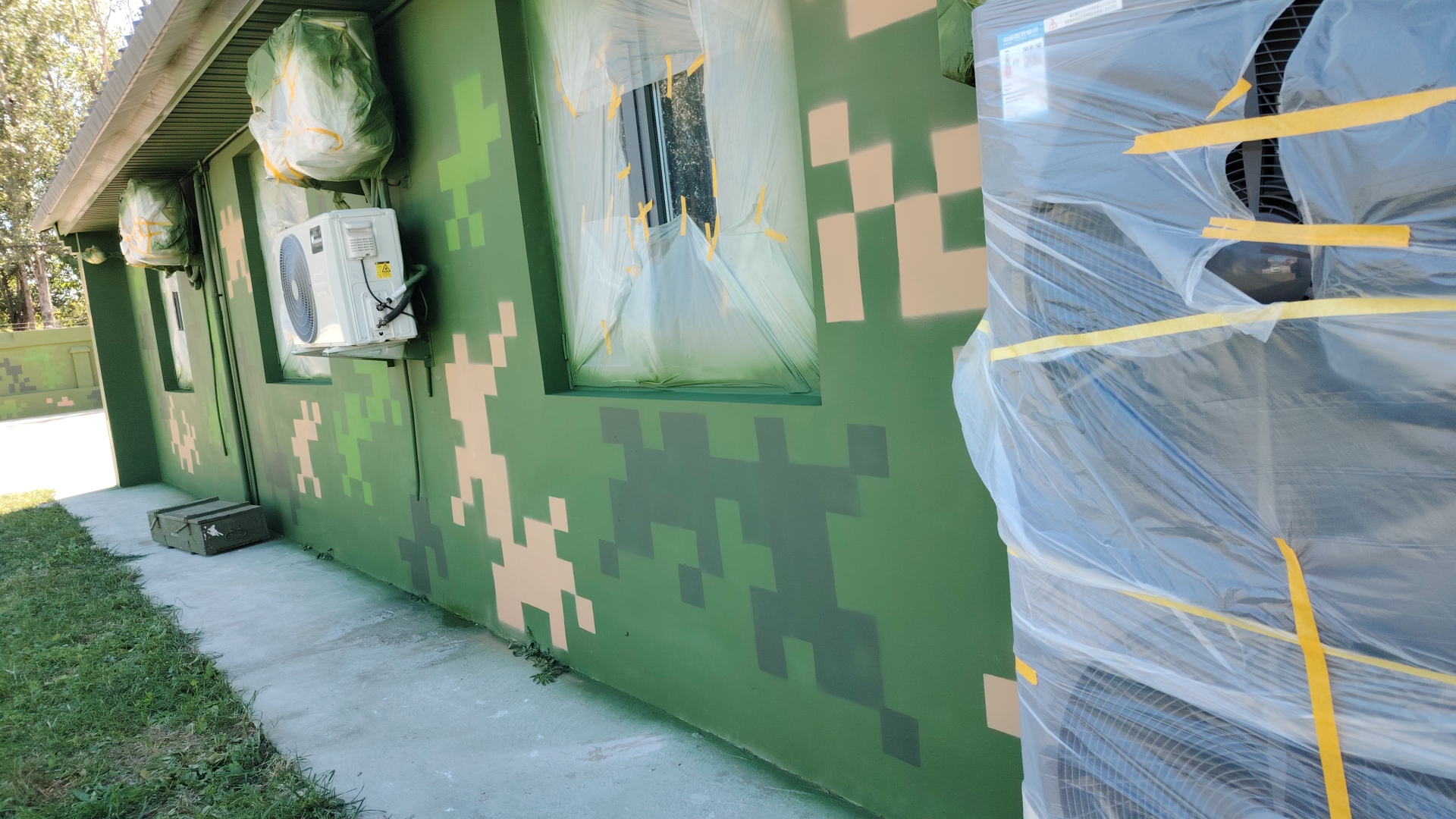 内蒙古外墙迷彩漆施工多少钱 伪装迷彩漆  